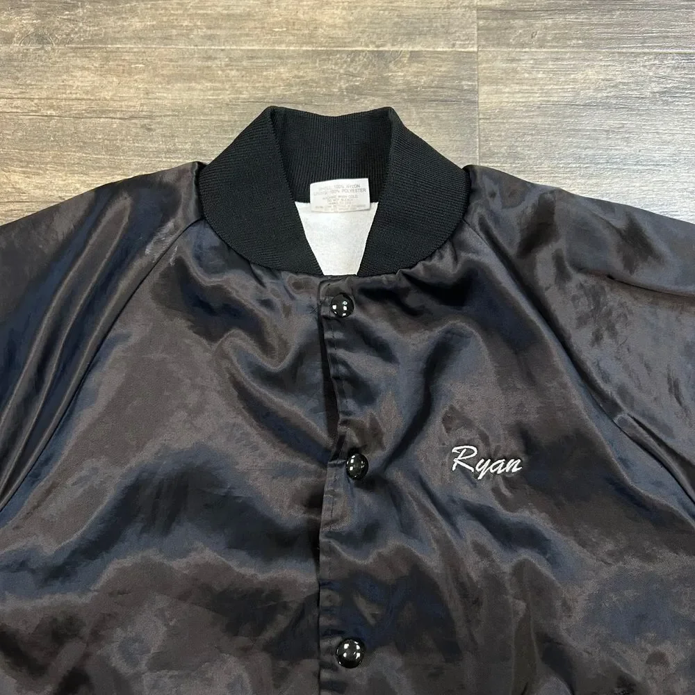 Vintage Manatee Magic RYAN Bomber Jacket Auburn Sportswear Men‎ Small USA MADE